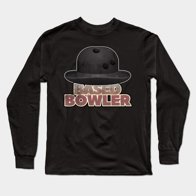 Based Bowler Hat Design Long Sleeve T-Shirt by DanielLiamGill